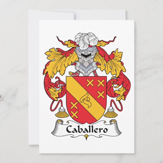 Crest da Família Caballero (Frente)