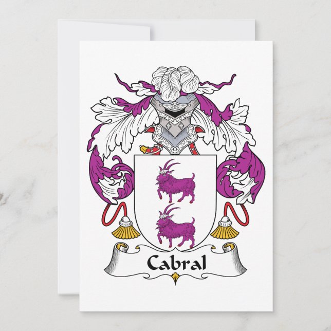 Crest da Família Cabral (Frente)