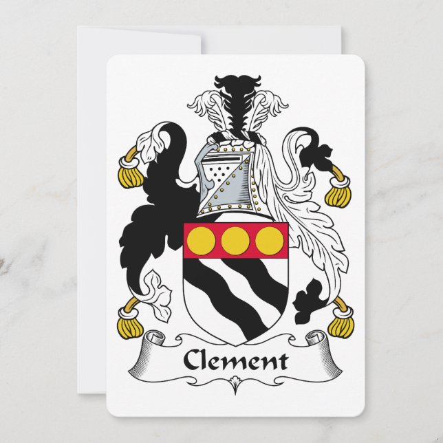 Crest da Família Clement (Frente)