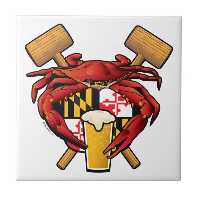 Crest de Banquete do Maryland (Frente)