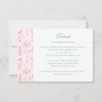 Crest de Casamento Elegante com Cartão de Detalhes