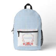 Crest Escolar | Grade School Gingham