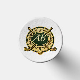 Crestes de Golfe com Iniciais Personalizadas