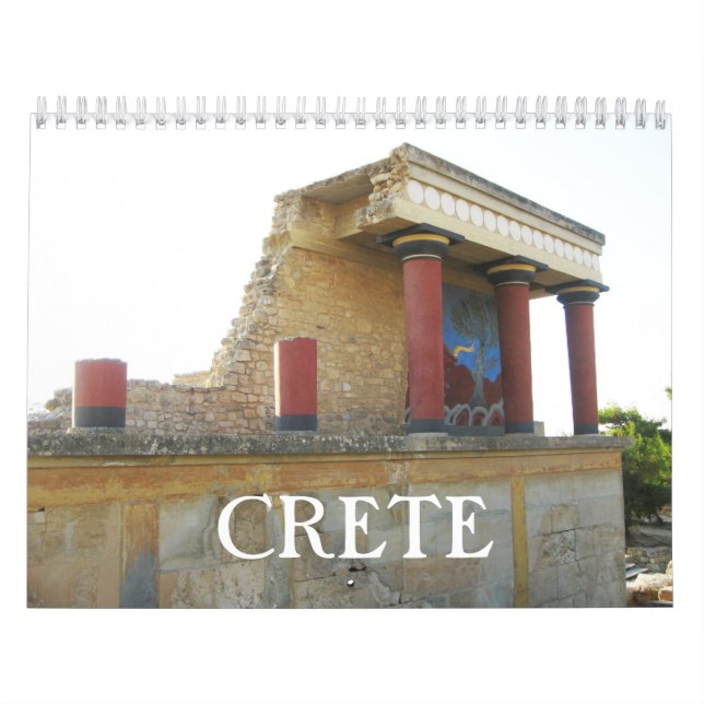 Creta calendário da ilha grega (Capa)
