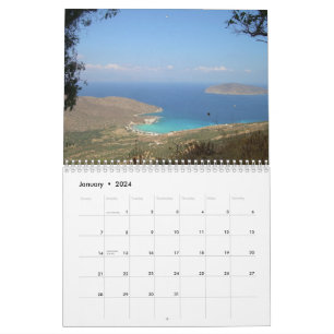 CRETE, Calendário de Parede de GRÉCIAS