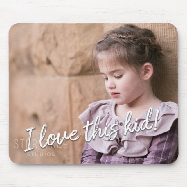 Cria-te que amo este miúdo! Mousepad Fotográfico (Frente)