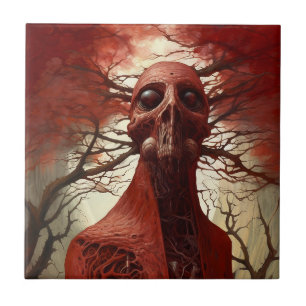 Criação de alienígenas de Arte de Horror Sci-fi