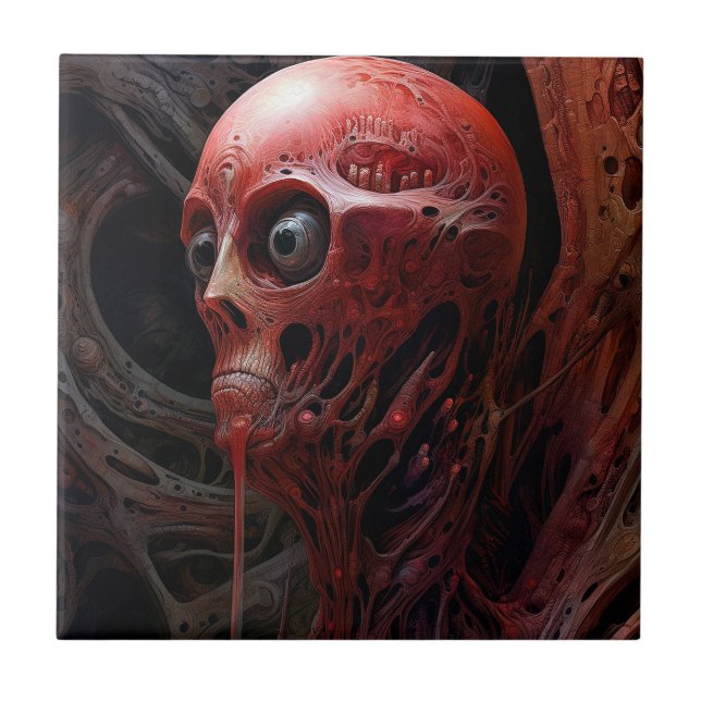 Criação de alienígenas de Arte de Horror Sci-fi (Frente)