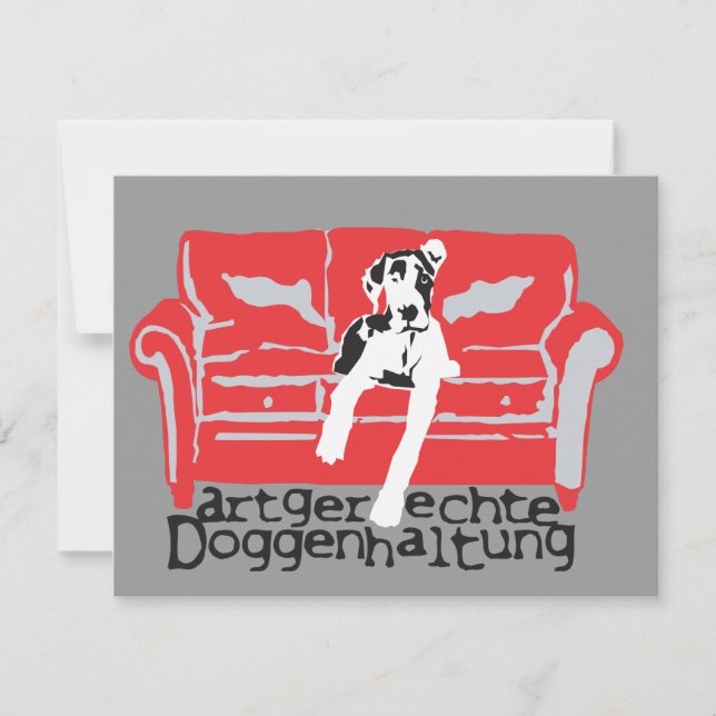 Criação de Dogue Alemão adequada (Frente)
