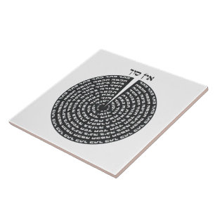 Criação Kabbalística de Sefirot Monocromático Hebr