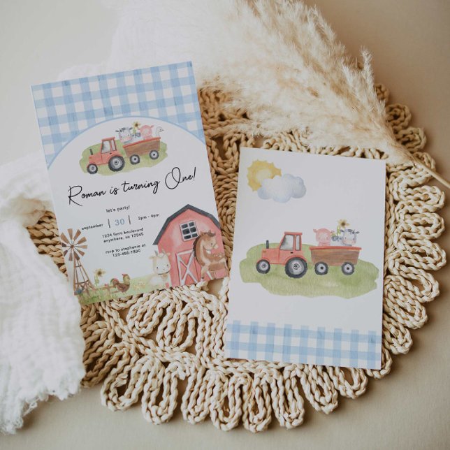 Criações Meninos Animais de Criação Convite de Ani (Criador carregado)