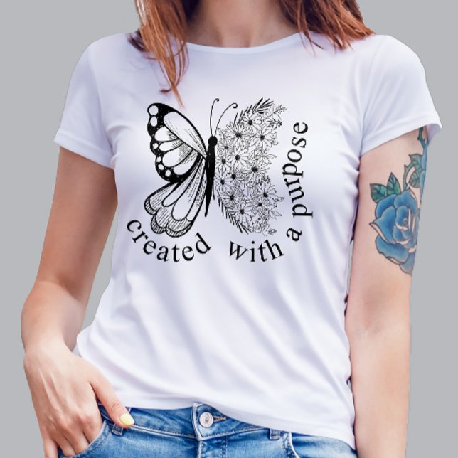 Criado com uma camiseta para propósito (Criador carregado)