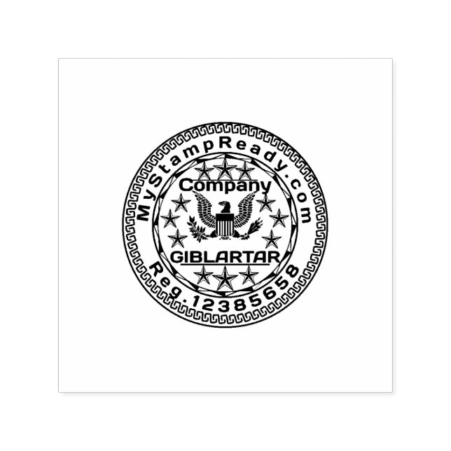 Criador de Carimbo de Borracha Digital on-line (Design)