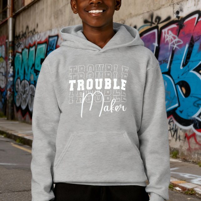 Criador de Problemas (kids hoodie trouble maker)
