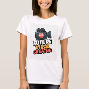 Criador Viral Futuro Camiseta Infantil de Mídia So