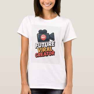 Criador Viral Futuro Camiseta Infantil de Mídia So