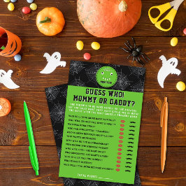 "Criamos um monstro" Chá de fraldas de Halloween