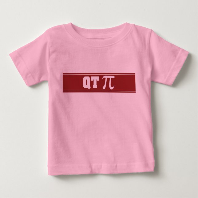 Criança Bebê Toddler Cutie Pie QT Pi T Camisa (Frente)