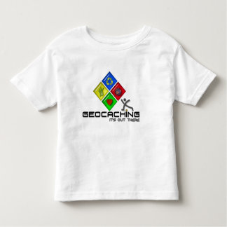 Criança da camisa de Geocaching Stickman Geocacher