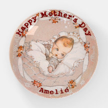 Criança de Dia de as mães Rosa Vintage