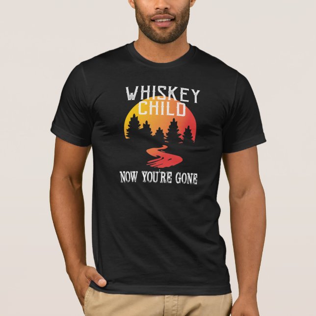 CRIANÇA DE WHISKEY - Camisa preta sem logotipo (Frente)