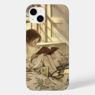Criança do vintage que lê um livro, Jessie Willc