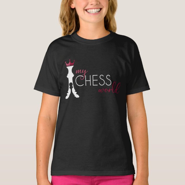 Criança é minha camiseta Chess World (Frente)