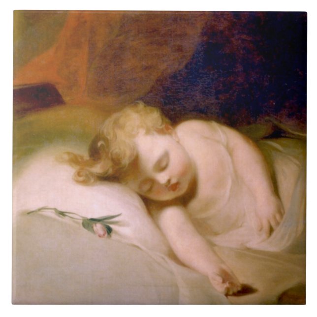 Criança que dorme (por Thomas Sully) (Frente)