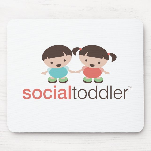 Criança social Mousepad (Frente)