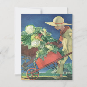 Criança Vintage, Jardinagem Orgânica; Jardim da Vi