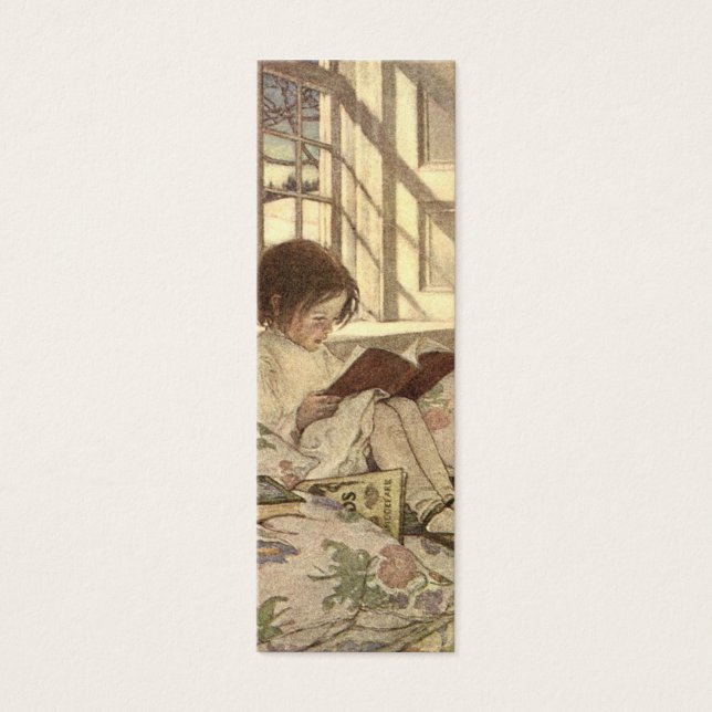 Criança Vintage lendo um livro, Jessie Willcox Smi (Frente)