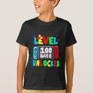 Crianças 100º Do Nível De Camisa Escolar 100 Dias