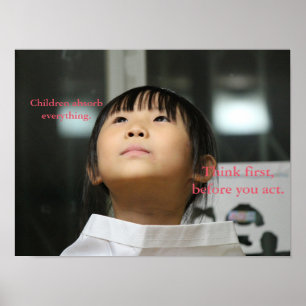 Crianças Absorvem Tudo Poster
