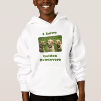 Crianças Adoram Ouros Retrivers Fuppy Hood Sweet