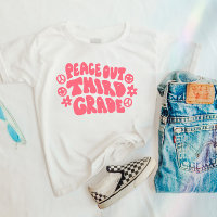Crianças apóiam camiseta T de terceiro grau em ros
