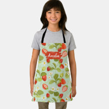 Crianças, Apron Personalizado Floral, CHURRASCO De