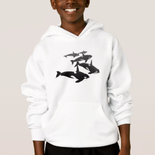 Crianças Assassinas Hoodie Orca Art Sweet