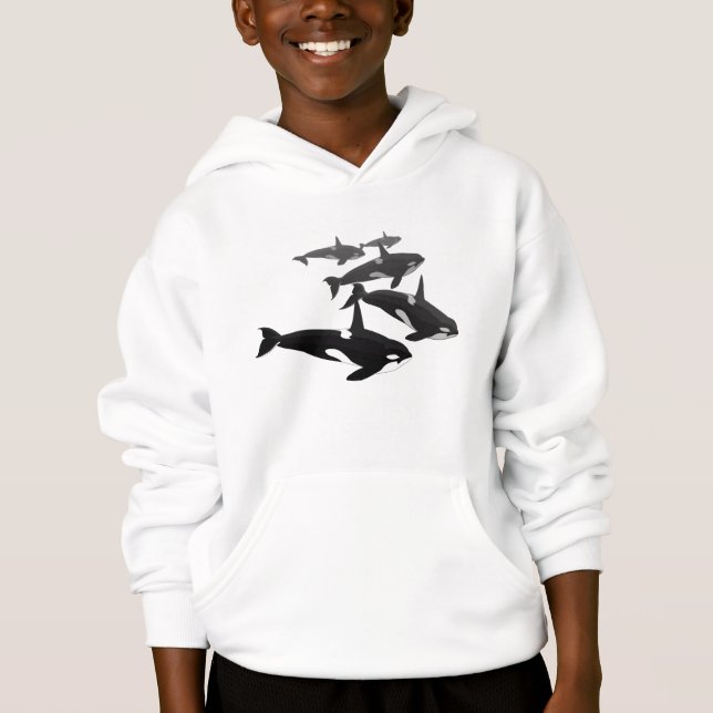 Crianças Assassinas Hoodie Orca Art Sweet (Frente)