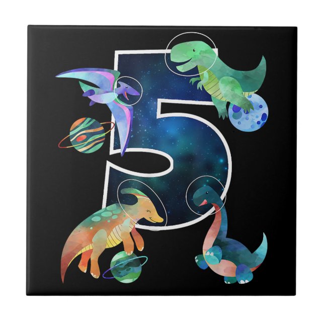 Crianças Astronautas do Espaço Exterior Dinossauro (Frente)