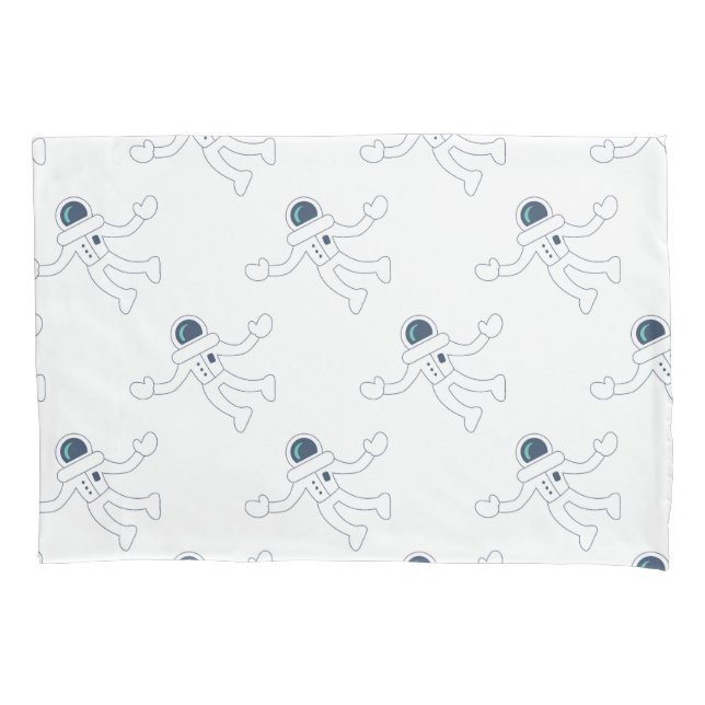 Crianças Astronautas Padrão de Espaços Preto e Bra (Frente)