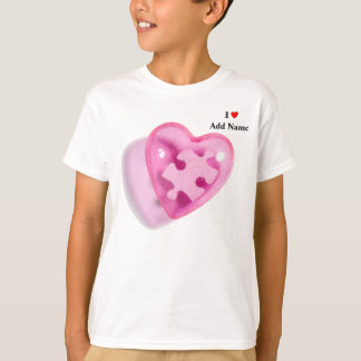Crianças Autismo Sensibilizam Camisa Coração Rosa
