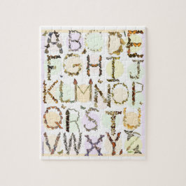 Crianças Borboleta Quebra-cabeça de Alfabeto Apren