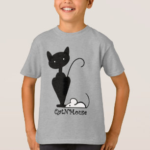 Crianças Camisa do logotipo CatNMouse