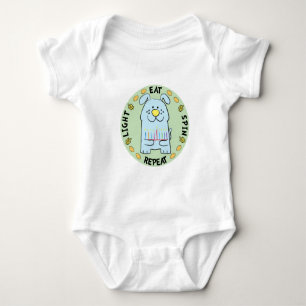Crianças Camisetas de Hanukkah "Luz, Coma, Gire, R
