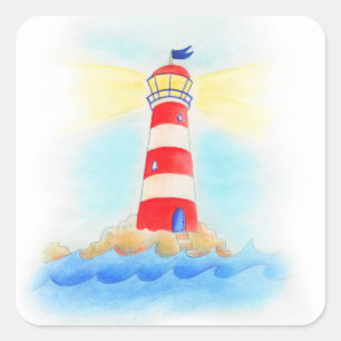 Crianças com adesivos de farol