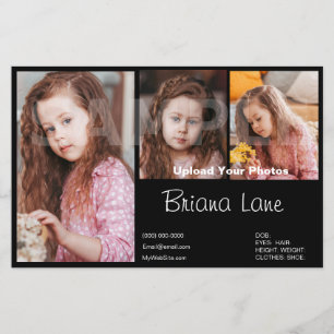 Crianças com Captura de Cabeça do Modelo Comp Zed