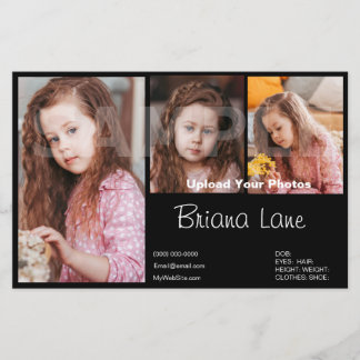 Crianças com Captura de Cabeça do Modelo Comp Zed