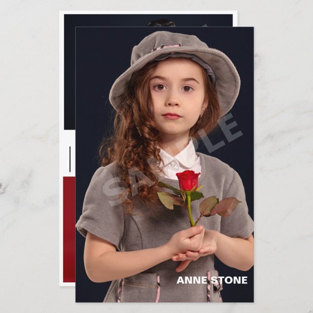 Crianças com Captura de Cabeça do Modelo de Ator d (Frente/Verso)