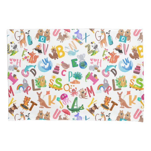 Crianças com espartilho alfabético de animais (Frente)