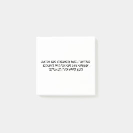 Crianças De Bloco De Notas Poste 3" x 3" Ou Qualqu